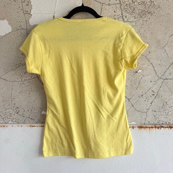 Vintage Stedman T Shirt 50/50 Tee Made in USA Farm Wife Country Yellow Womens M - Picture 4 of 5